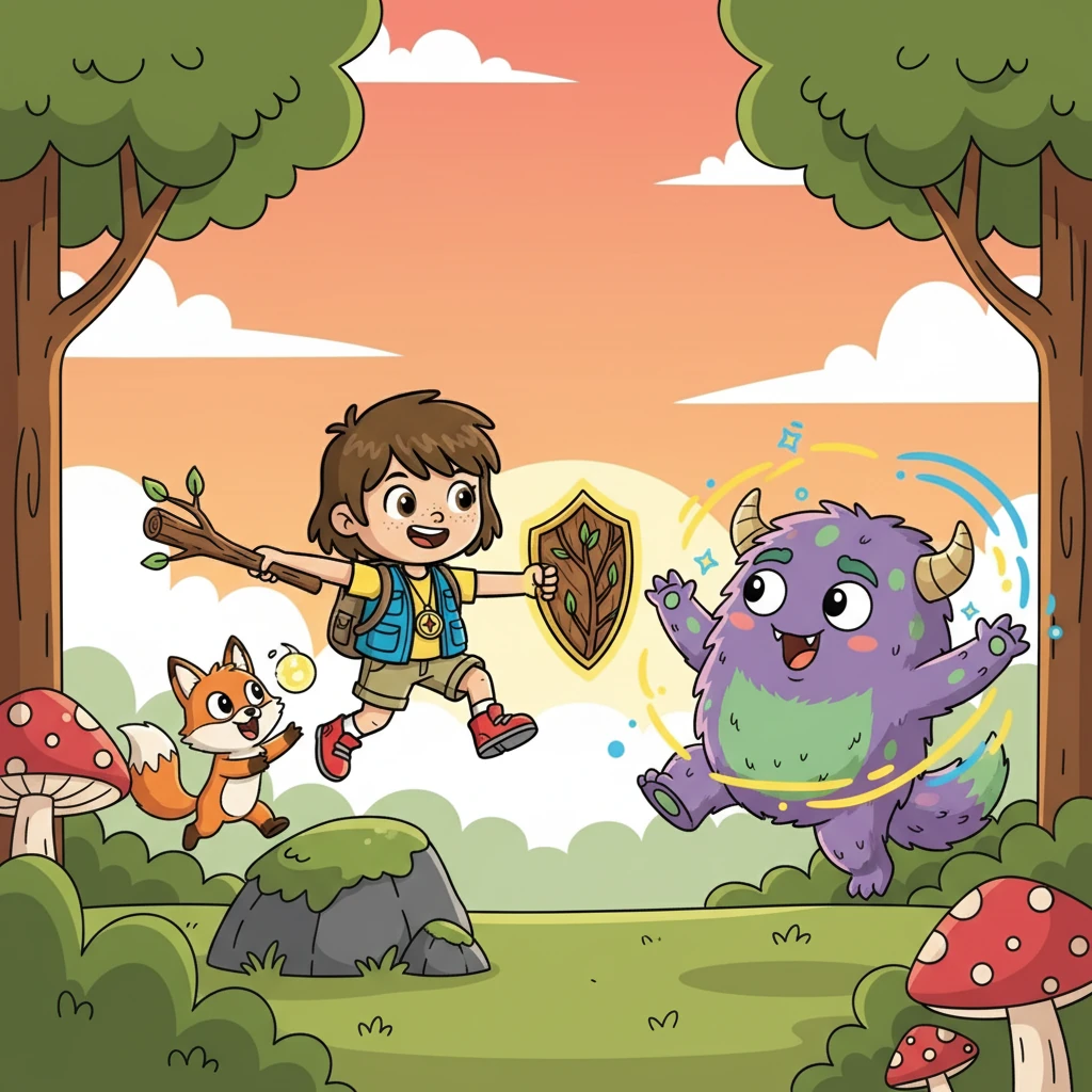 Dengan keberanian dan kerja sama, Gege dan Kings berhasil mengalahkan monster itu. Mereka membuktikan bahwa persahabatan adalah kekuatan terbesar.