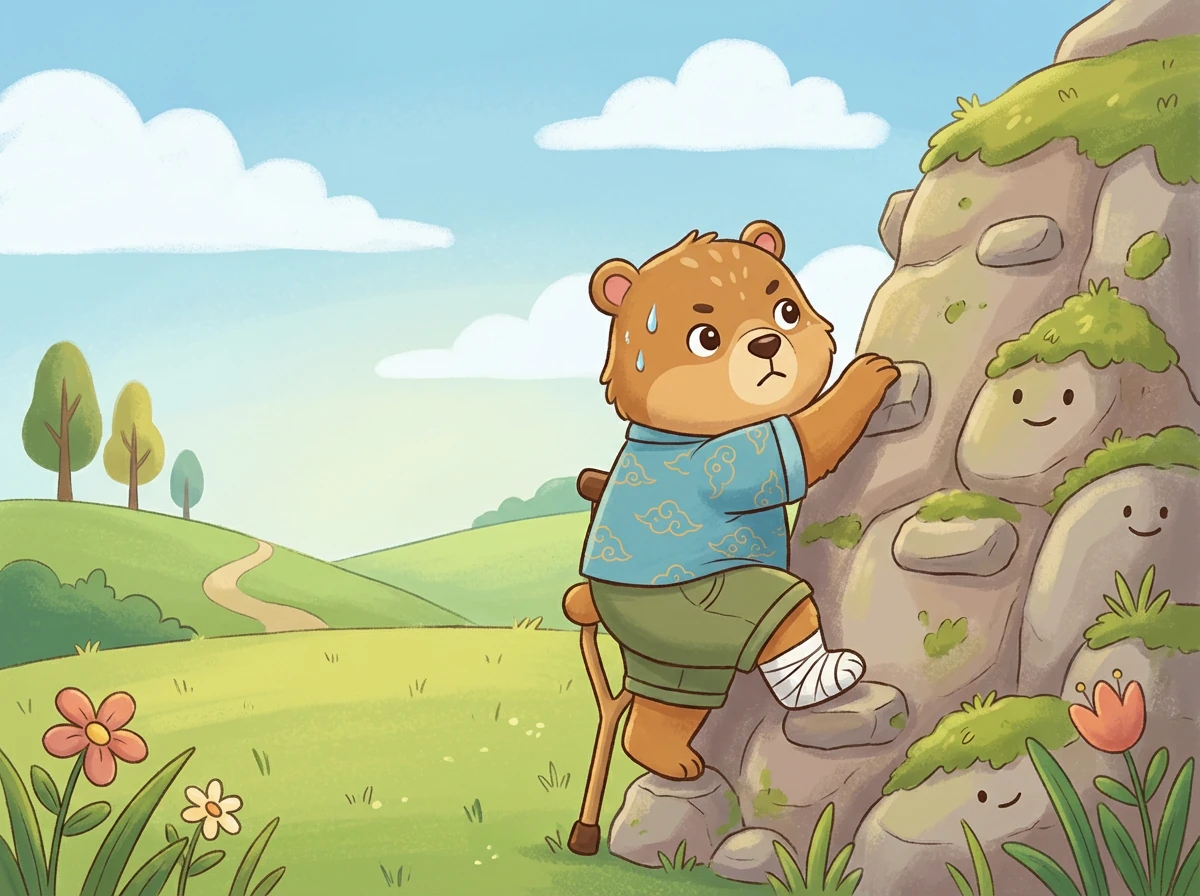 土拨鼠小乐一家四口快乐地生活在大草原上。爸爸、妈妈、小乐和弟弟每天都充满活力。