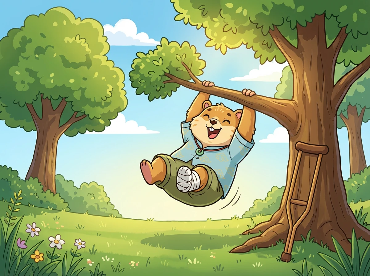 不幸的是,一辆大货车飞速驶来。司机黄鼠狼喝得醉醺醺的,根本没有注意到他们。