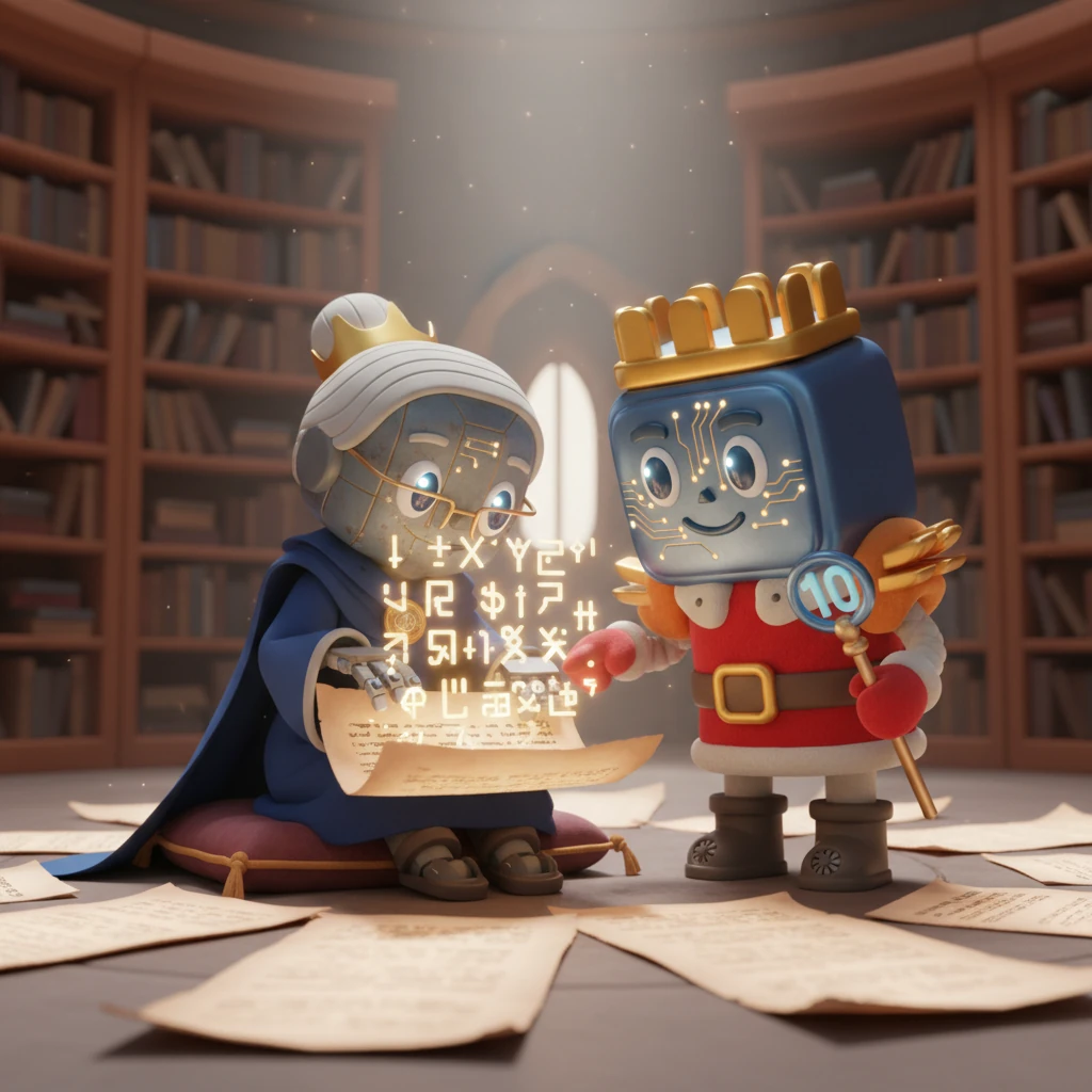 Archie sought wisdom from Elara, the revered Assembly Language Scribe, whose ancient scrolls glowed with cryptic symbols. Elara taught him the fundamental instructions, the very building blocks that commanded the kingdom's operations. Archie meticulously studied the precise, step-by-step commands, understanding their power.