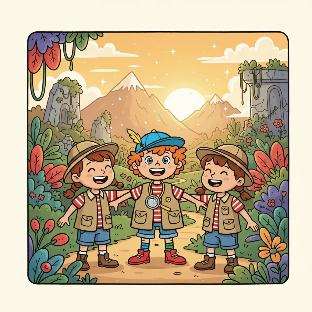 Truls och hans vänner visste att deras vänskap var den största skatten av alla. De lovade varandra att alltid vara vänner och fortsätta utforska världen tillsammans.