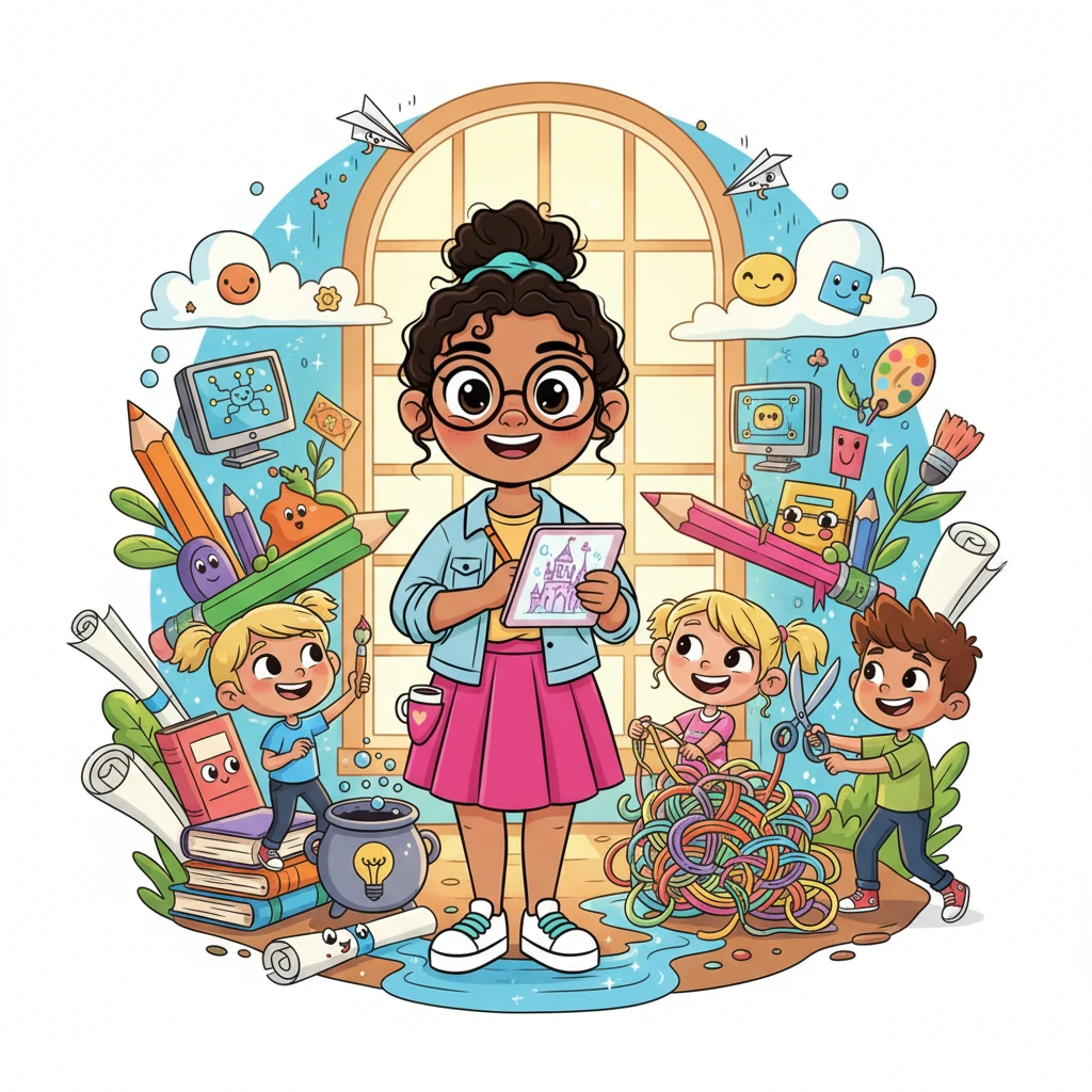 Un Día Brillante en la Oficina de Claudia - growth