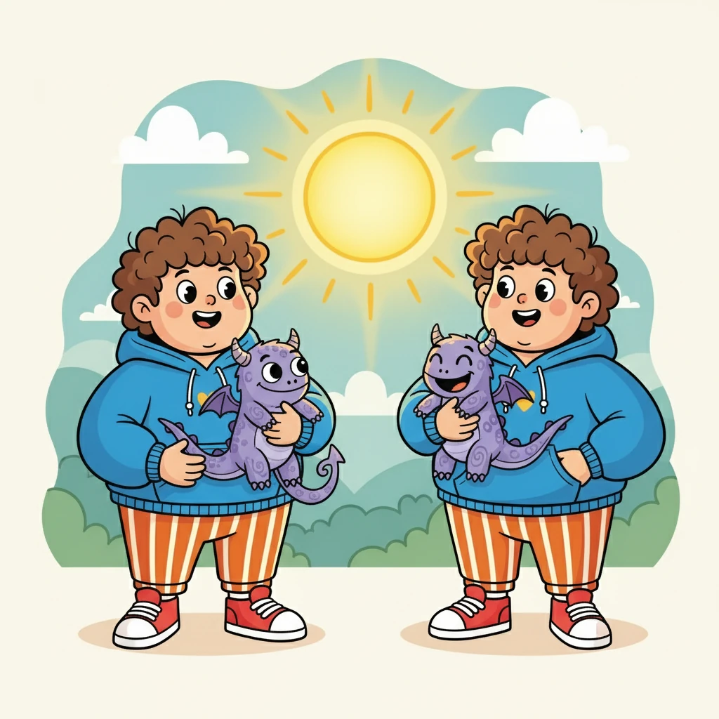 A primeira cor que apareceu foi o amarelo, brilhante como o sol. "Este é o sentimento da alegria", disse o monstrinho, sorrindo.