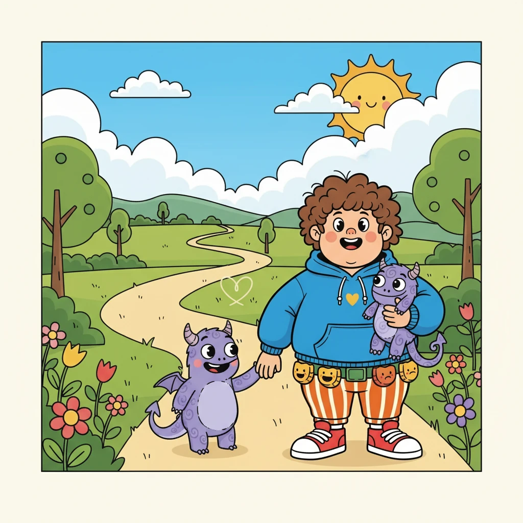 Martins e o monstrinho das emoções, juntos, prometem continuar a aventura, aprendendo e crescendo, sempre com muito amor e compreensão.