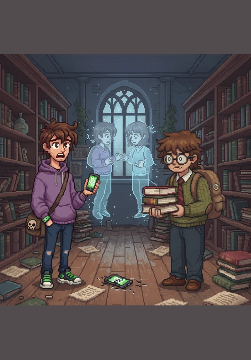 Hunch arrives at the grand, domed entrance of MIT, carrying a small suitcase and looking up at the massive stone pillars. The atmosphere is heavy with the weight of real knowledge, and for the first time, Hunch feels a flicker of fear that his secret might be discovered.