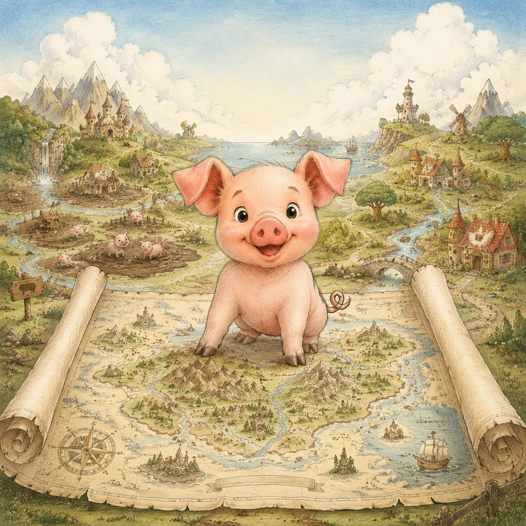 The Grand Atlas of Piggustice - Macera hikayeleri