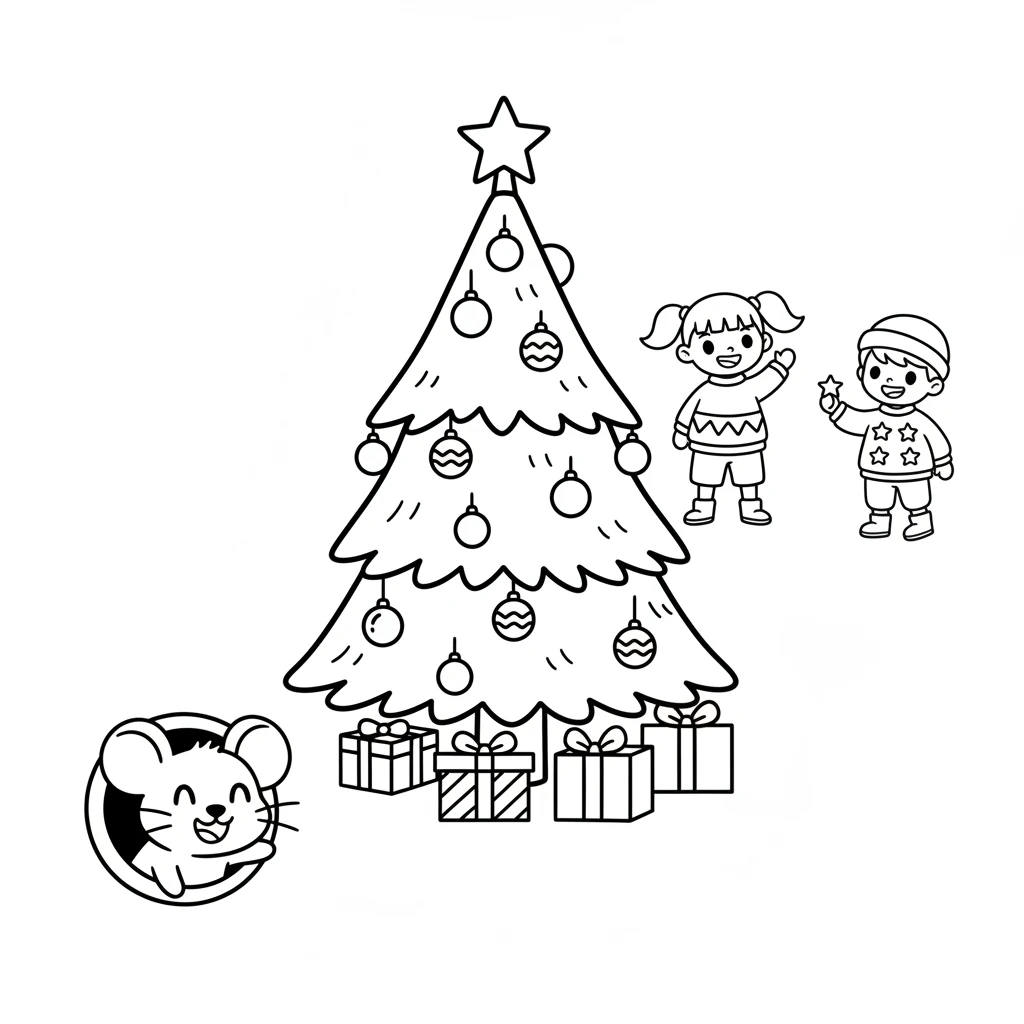 Pip watched from his cozy hole, his heart overflowing with warmth and joy. He knew that even the smallest mouse could help make Christmas truly magical for someone else. It was the best feeling ever.