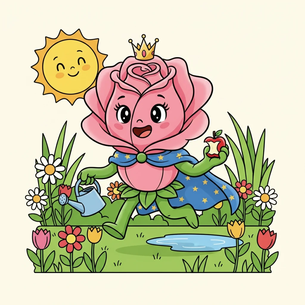 Florinda passou a aproveitar o dia, brincando e tomando sol. Ela comeu, bebeu água e se recuperou totalmente. Cresceu linda e forte, entendendo que a noite é para dormir e que, assim, podemos ser felizes.