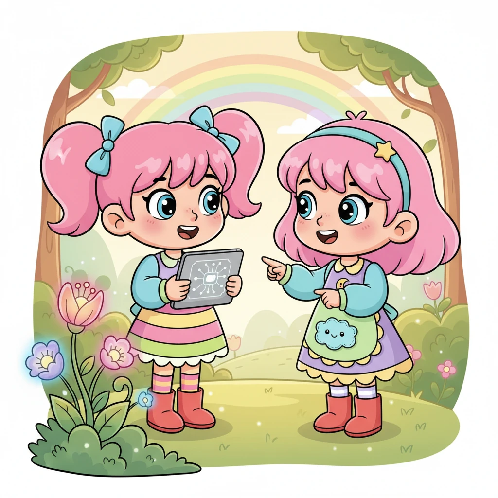 Z determinacją w oczach i uśmiechem na twarzach, dziewczynki postanowiły połączyć siły. Lena, ze swoją wiedzą o technologii, i Mika, z głębokim zrozumieniem natury, wiedziały, że razem mogą dokonać niemożliwego. Ich serca biły w rytm nowo narodzonej przyjaźni.