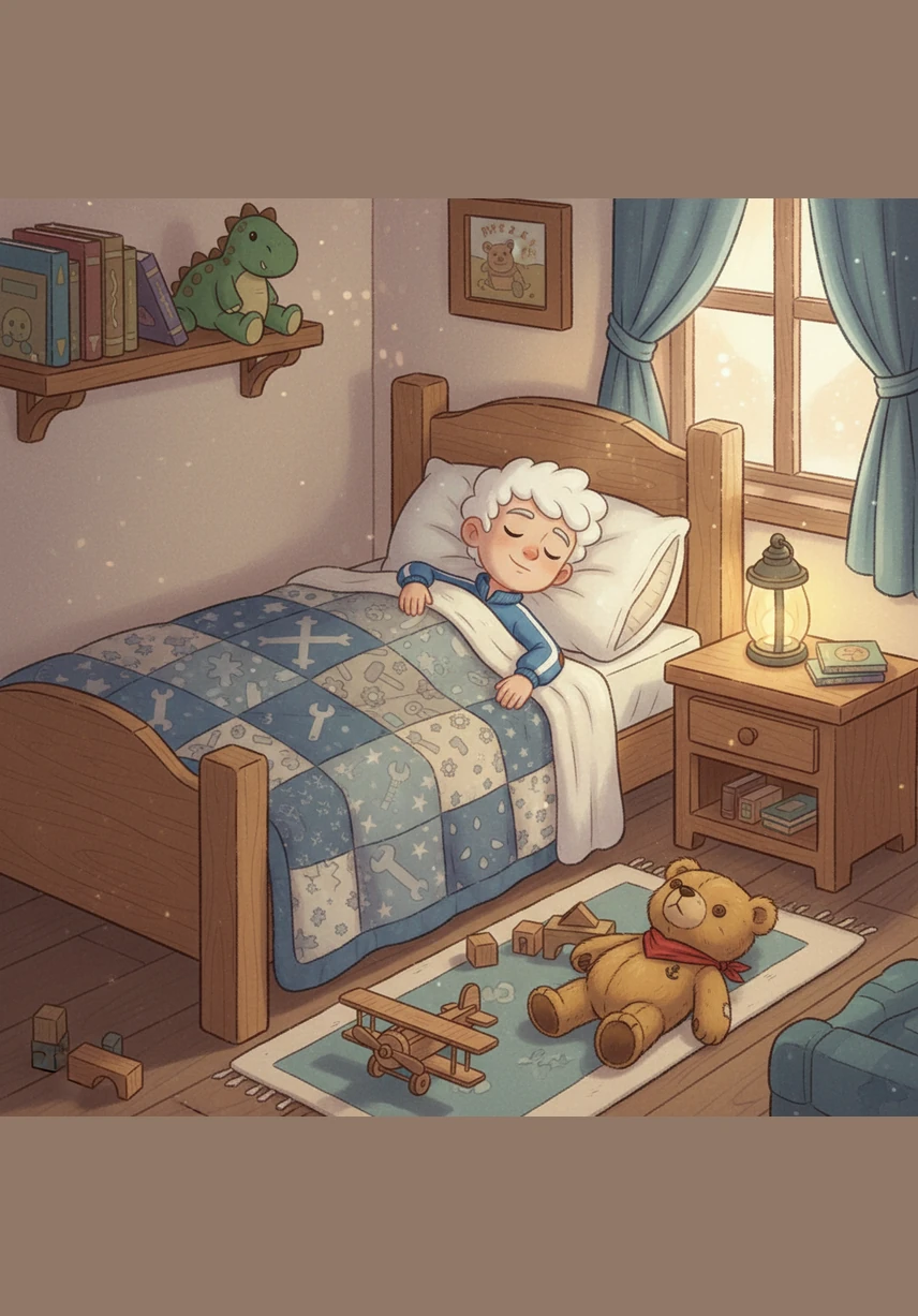 Milo realizes that his love for tools, nature, and building is a very special superpower. He goes to sleep dreaming of new blueprints, happy to be a 'Doer' who makes the world a better place.