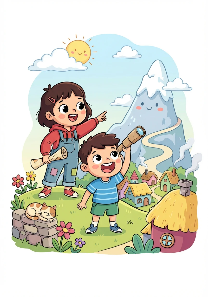 An và Huy, hai người bạn thân, sống trong một ngôi làng nhỏ dưới chân núi. Họ luôn mơ ước được khám phá những điều kỳ diệu.