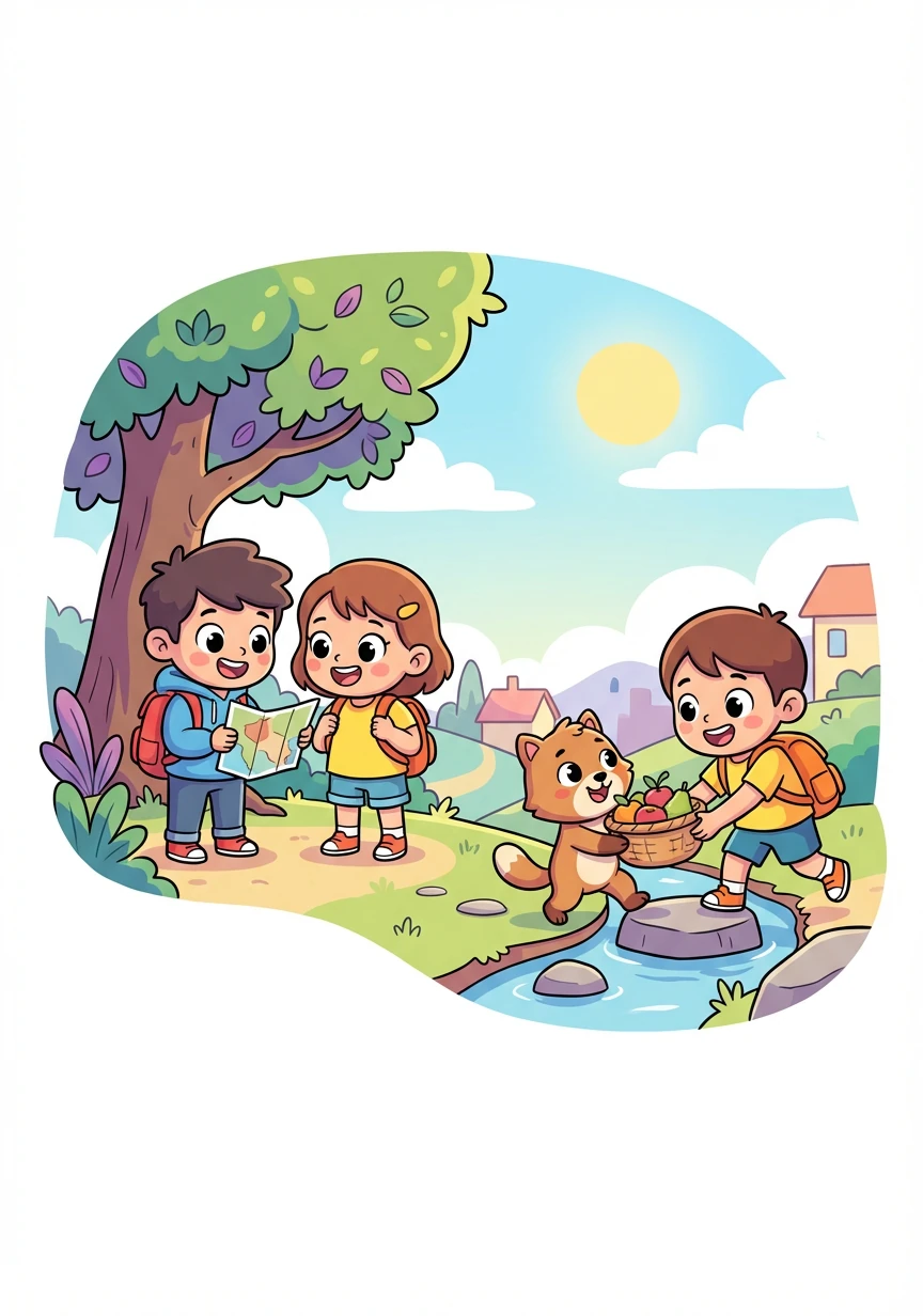 Từ đó trở đi, An và Huy tiếp tục khám phá những điều mới mẻ, giúp đỡ mọi người xung quanh.