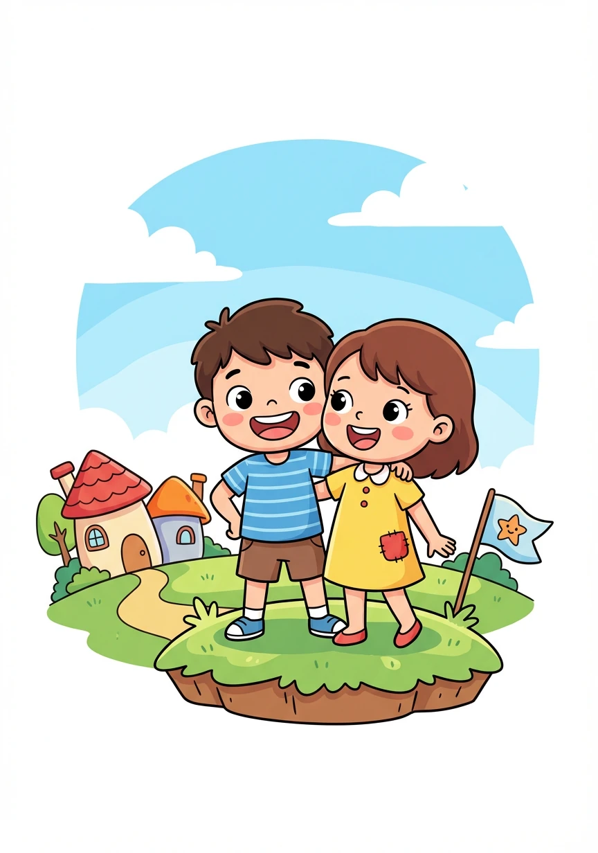 Họ trở thành những người bạn thân thiết và dũng cảm nhất trong làng.