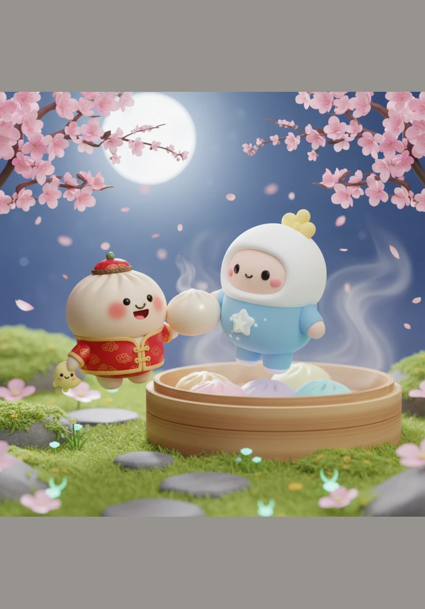 小团子招呼屏幕前的宝宝也伸出小手，跟着它一起做这个有趣的洗手操。它开心地蹦跳着，引导宝宝们模仿揉搓双手的动作。