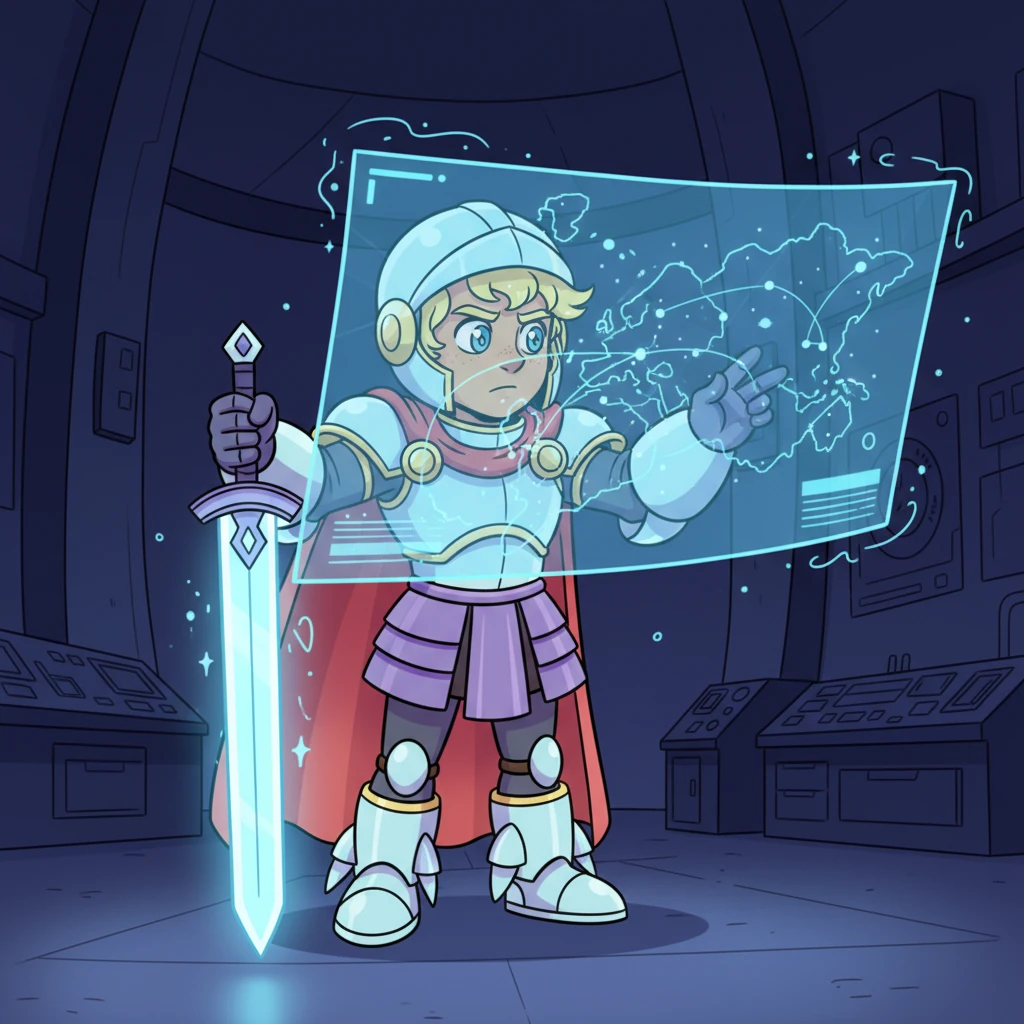 With a heavy heart but unwavering resolve, Kone stood before a holographic map of the empire, his trusty energy sword gleaming at his side. This was no longer just about victory; it was about justice and protecting his people from an unseen threat. His new mission had just begun, and he was ready for the unknown.