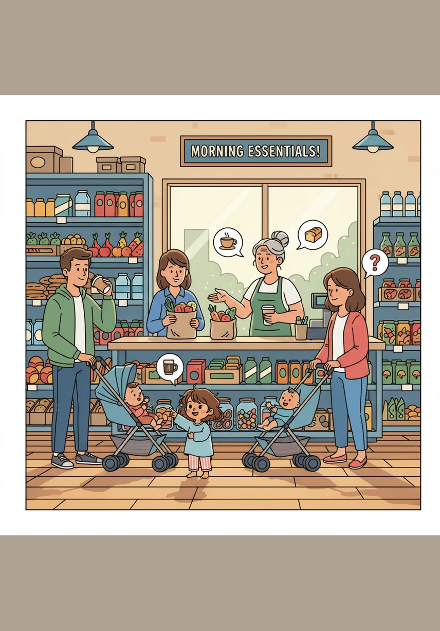 The shop fills with the morning rush, a vibrant tapestry of neighbors sharing news and steam rising from paper coffee cups. Elena moves through the crowd with grace, knowing every neighbor's name and every favorite order by heart.