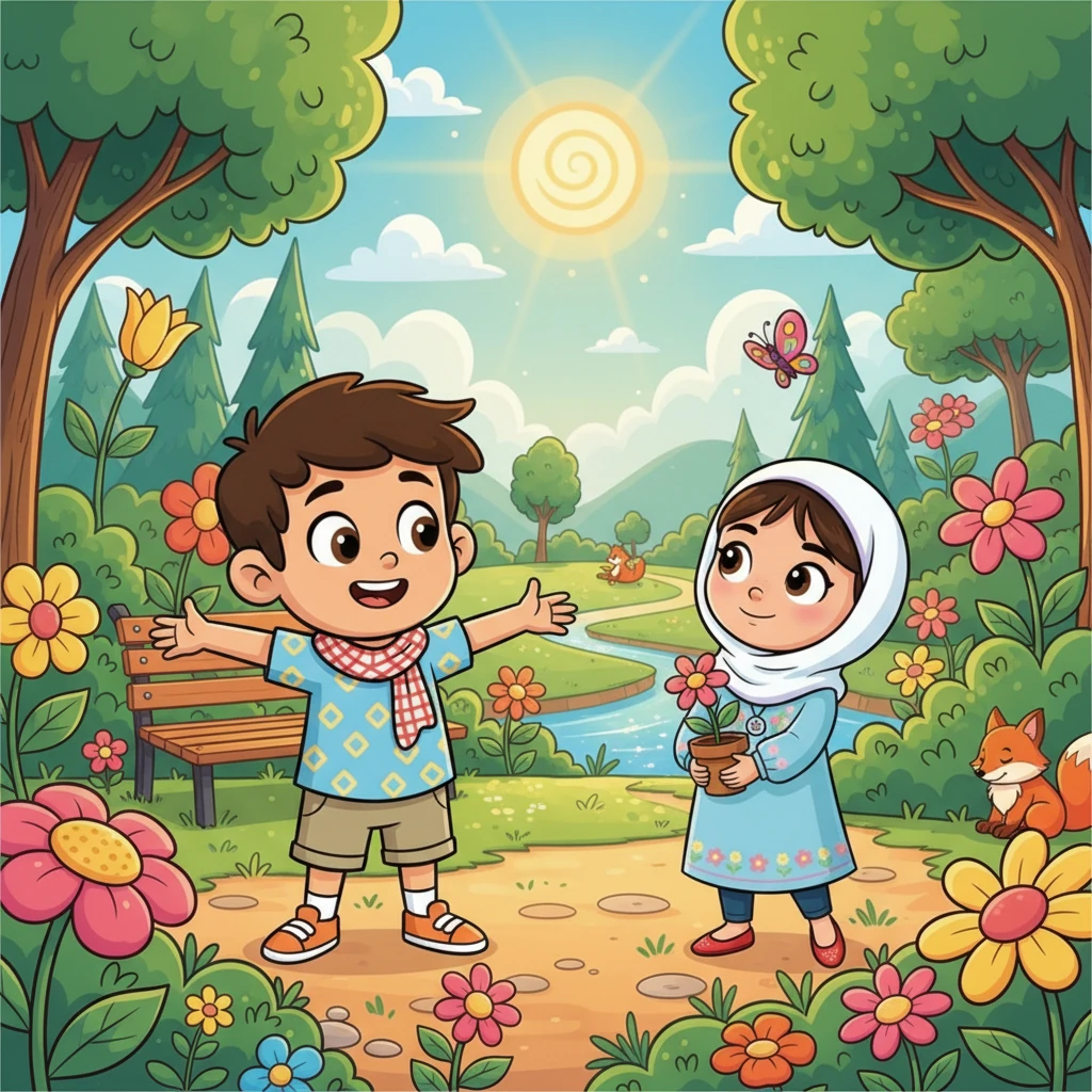 قصة التسامح في الحديقة - educational