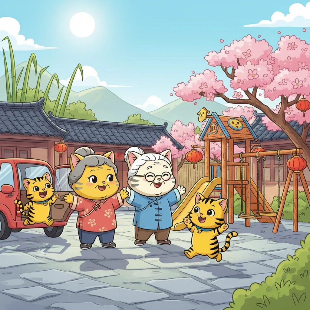 小鸽奶奶的猫 - 우정