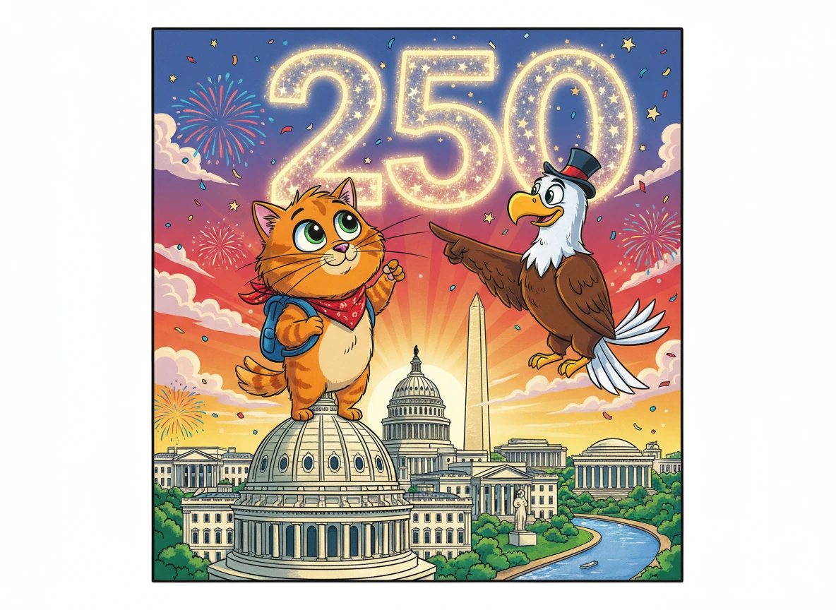 Whiskers Discovers America