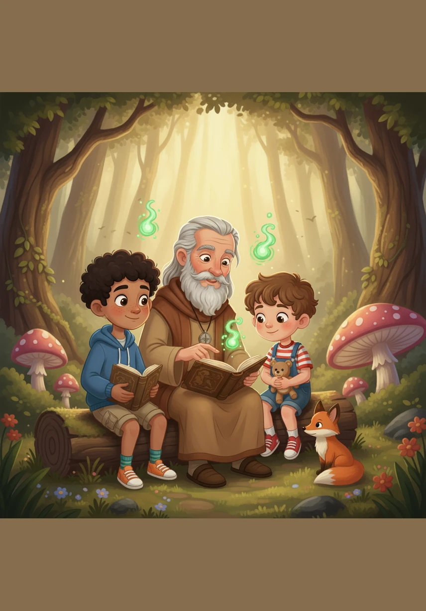 The grandfather patted Adam's shoulder gently and told them a story about a young man who lived a life full of mistakes and did not care much about obedience. One Ramadan night, he entered a mosque and heard a verse from the Quran that shook his soul and changed his life.