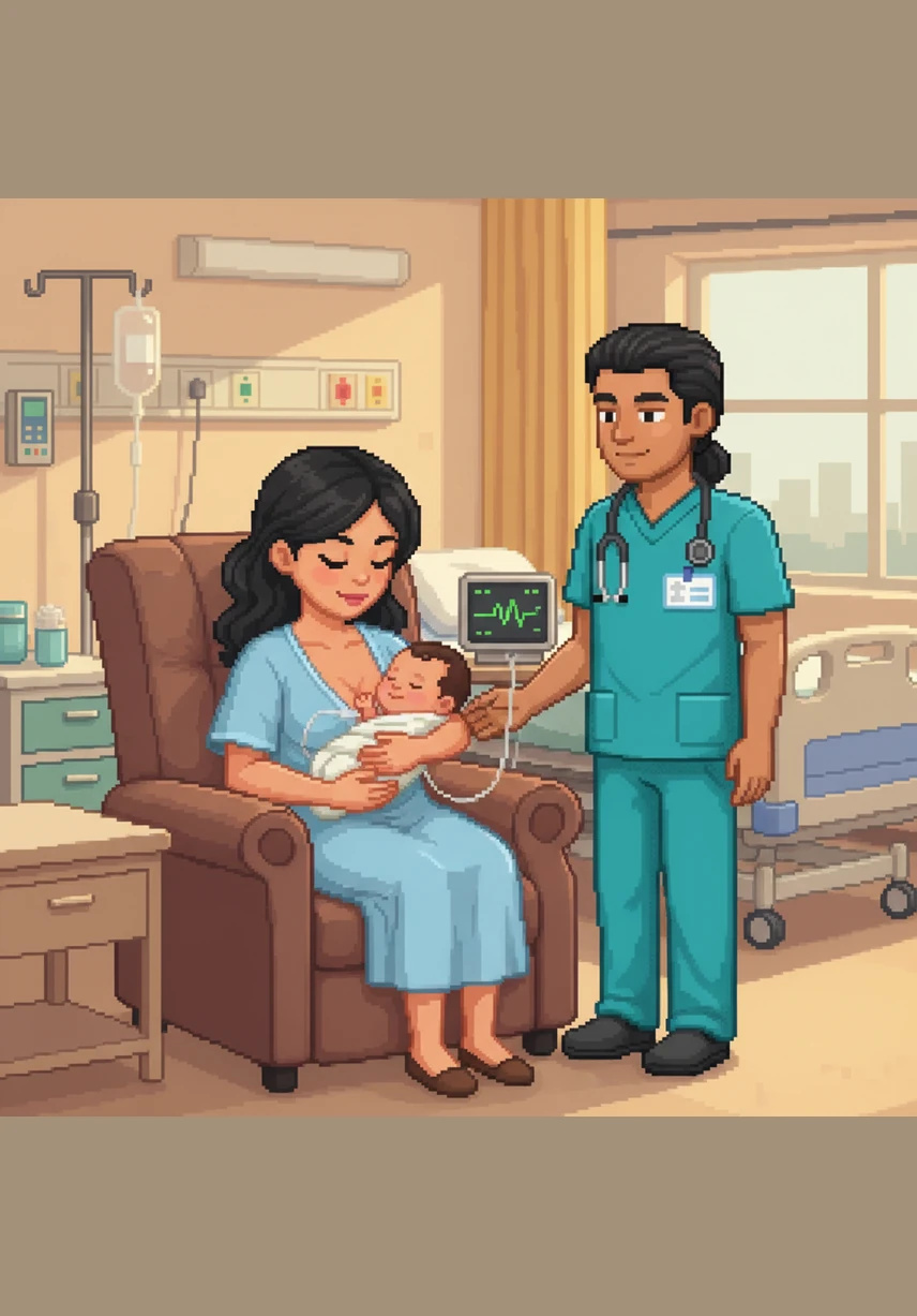 Today is a special day as Sarah experiences 'Kangaroo Care' for the first time, holding Little Theo directly against her skin. As they snuggle together, Theo’s heartbeat steadies and his breathing becomes calm, showing just how much he benefits from being tucked close to his mother’s heart.