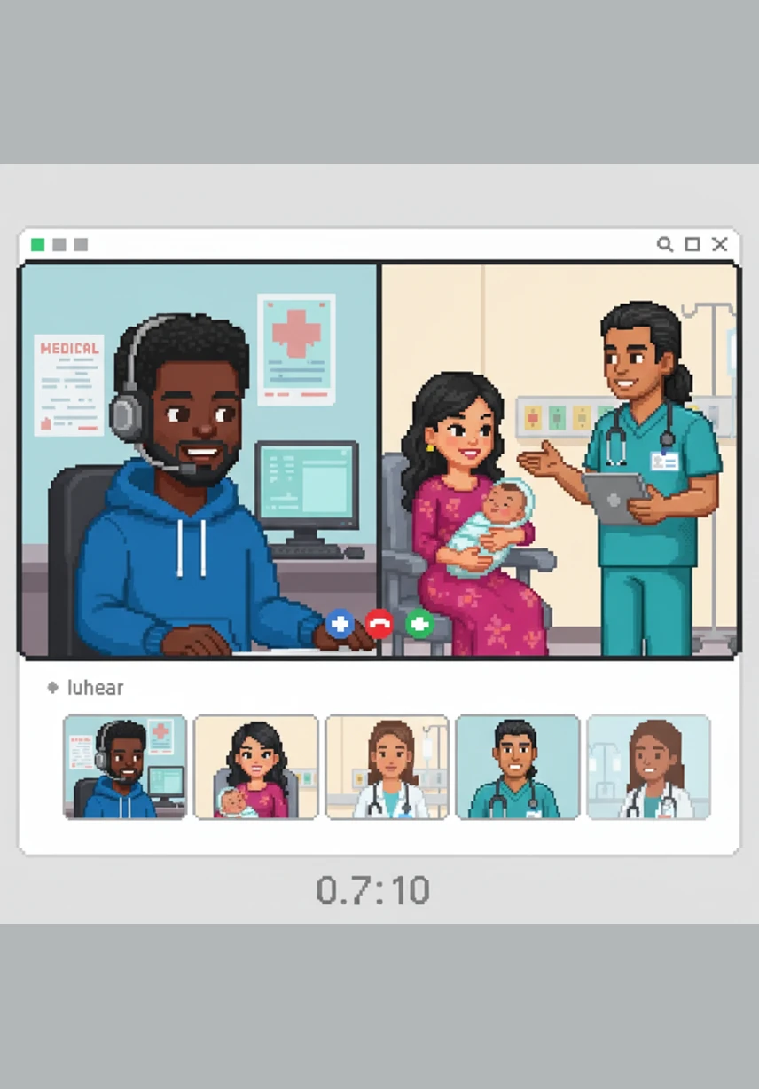 While Mark is at work, he joins a video chat organized by the hospital to see Theo’s latest milestones and talk with the medical team. This technology keeps the whole family connected, ensuring that no matter where they are, they are always part of Theo’s daily care and growth.