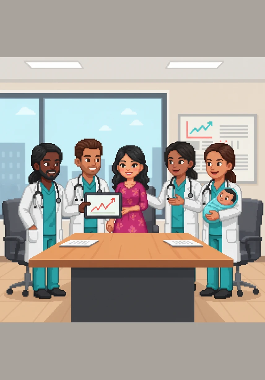 During a collaborative meeting, the doctors share the wonderful news that Theo is gaining weight and getting much stronger. The team credits the family’s constant presence and involvement for Theo’s rapid progress, highlighting how their love has accelerated his healing and development.