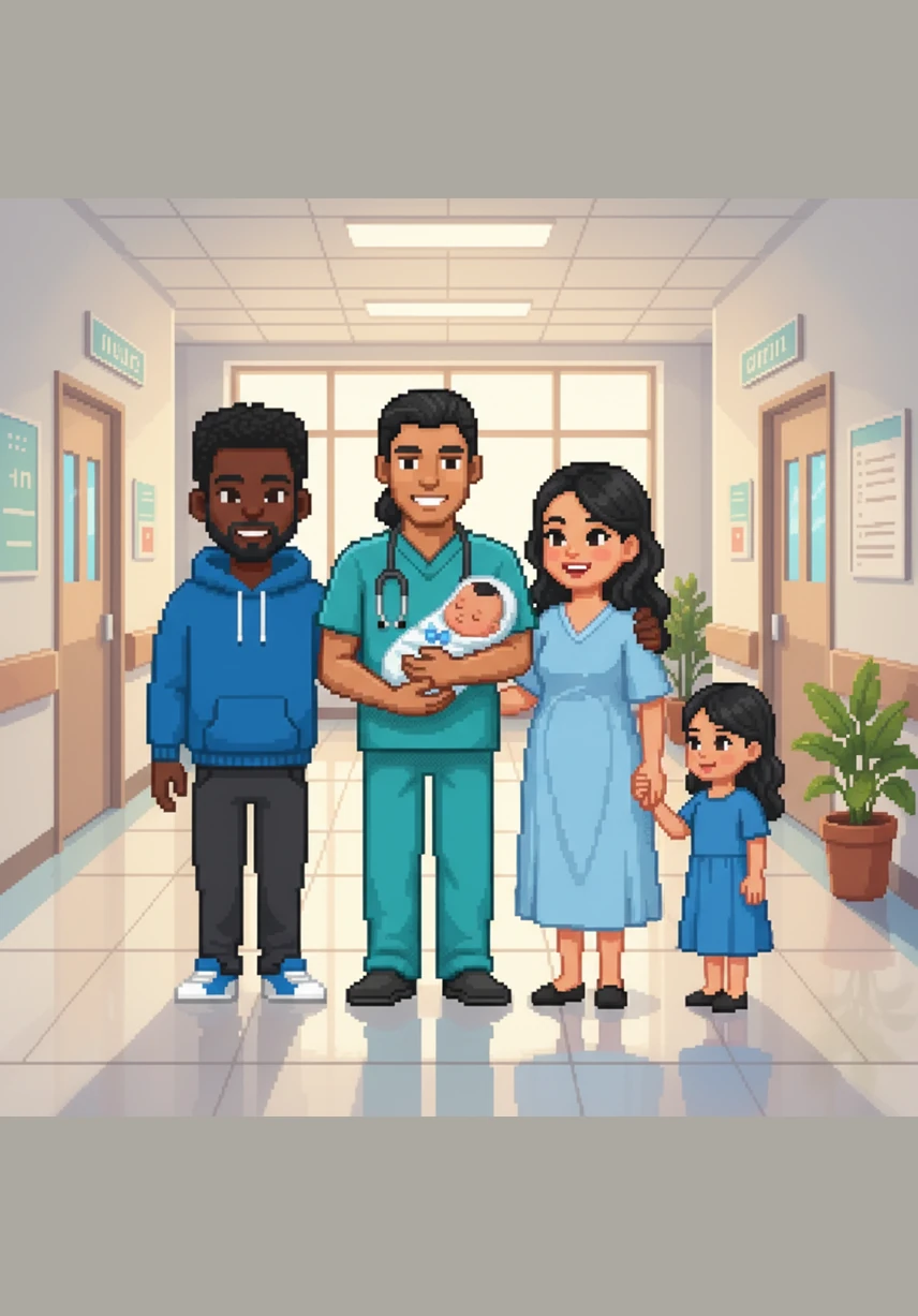 The entire NICU team gathers to cheer as Little Theo, now healthy and bright-eyed, is placed into his car seat for the trip home. Sarah and Mark walk through the hospital doors with their brave little boy, ready to start their new chapter together as a strong, bonded family.