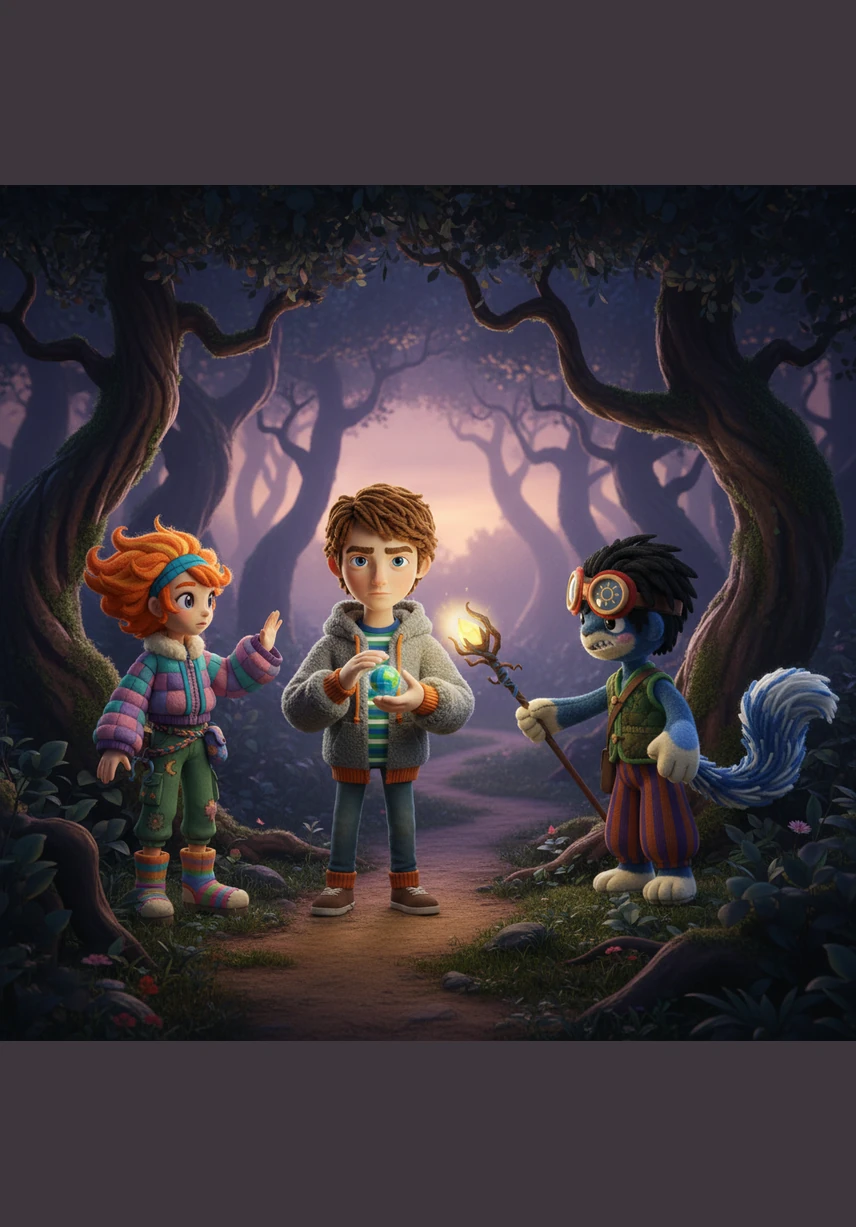 Near the edge of the dense woods, the streetlights began to pop one by one, plunging the road into an unnatural, heavy darkness. A low, guttural growl echoed from the trees, sounding like a distorted record playing at the wrong speed.