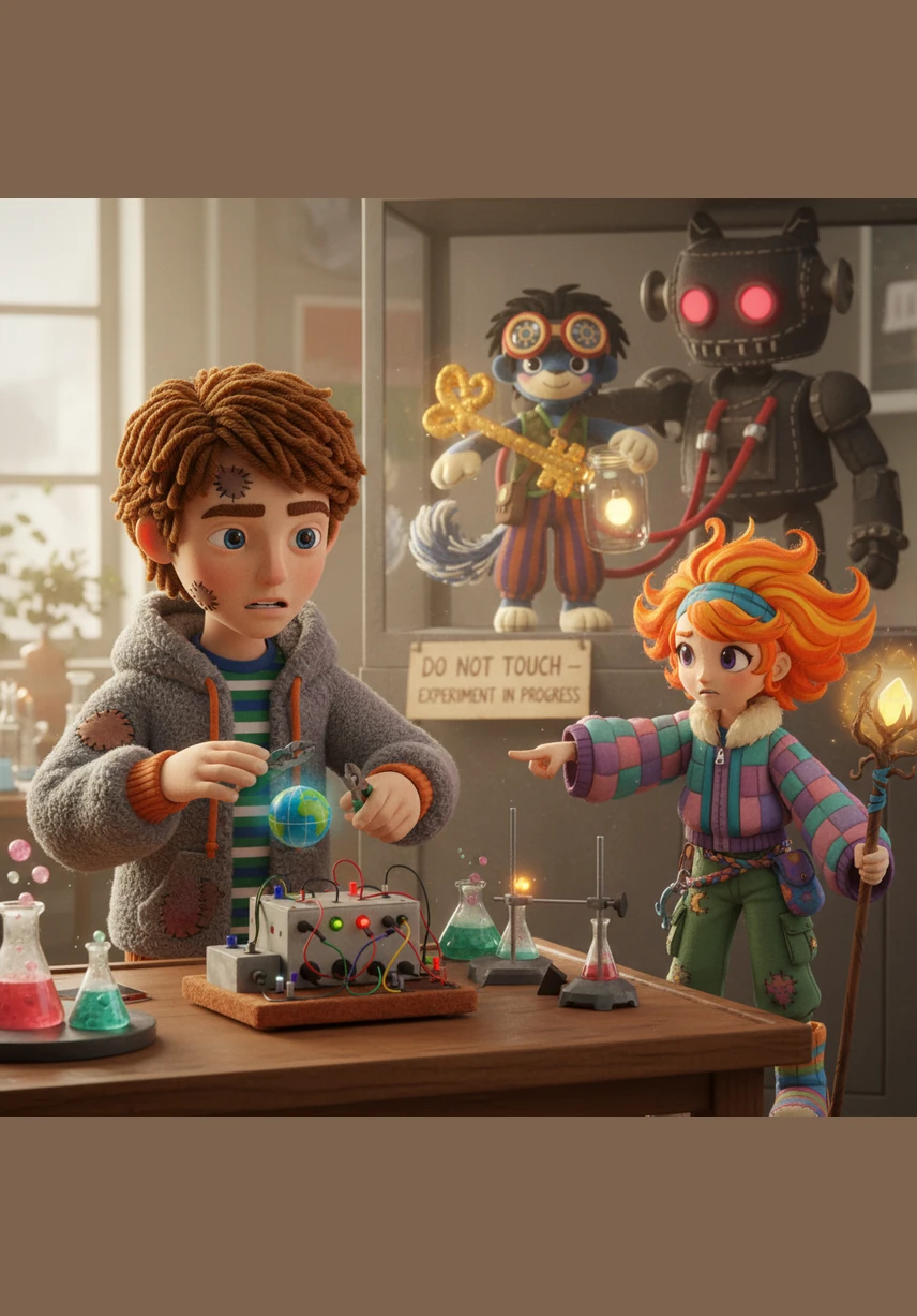 Reuben led the group to the high school science lab, his brilliant mind already racing through chemical formulas and complex physics equations. While the others barricaded the heavy doors, he frantically gathered copper wire and volatile chemicals to construct a makeshift defense.