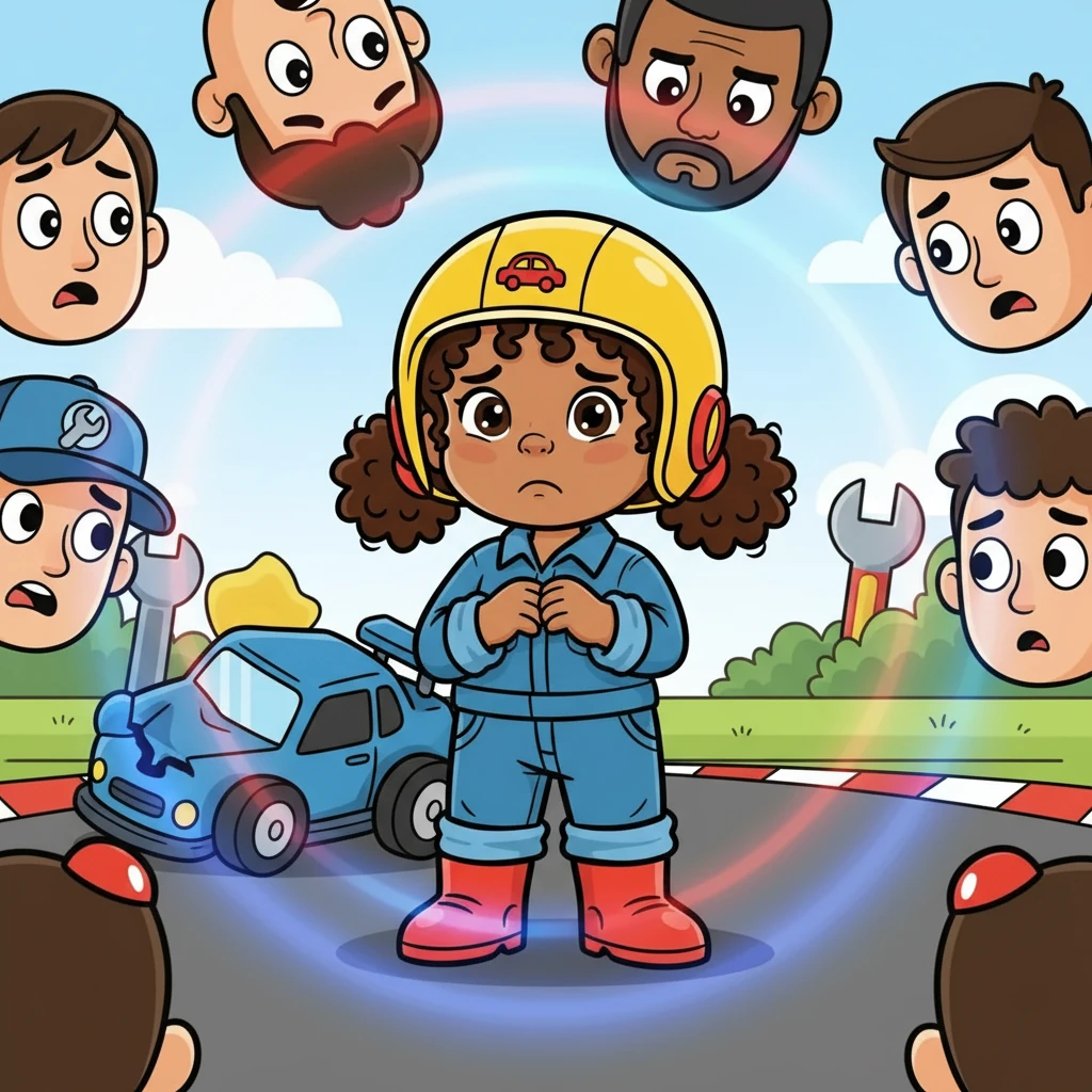 When Sarah opened her eyes, she was surrounded by flashing lights and worried faces. She felt a mix of fear and regret as she surveyed the damage. She learned a very valuable lesson that day.