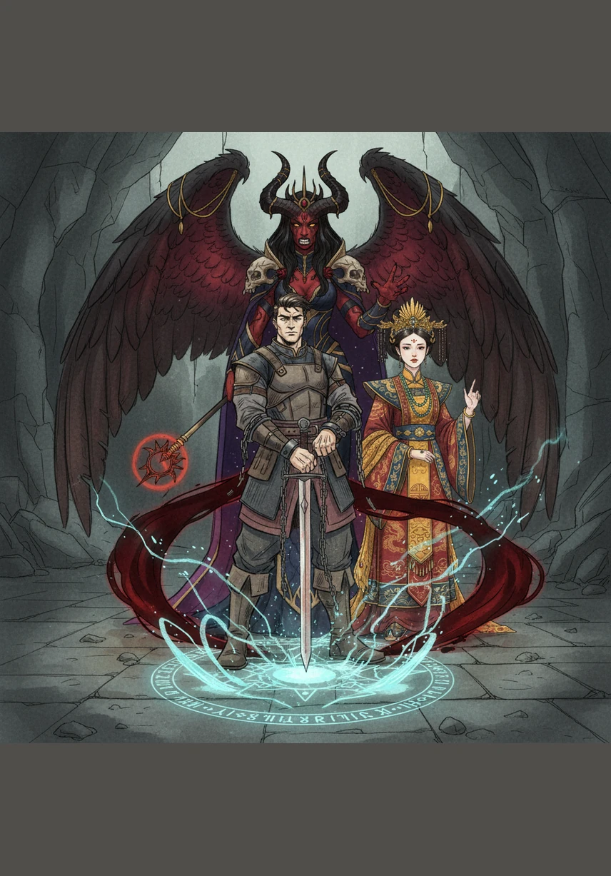 Перед глазами Зелуна всплывает призрачное системное окно с роковым выбором: повиниться перед императрицей или разорвать связи с империей и выпустить демонов. Герой усмехается, выбирая путь мести и пробуждая свою истинную, подавленную мощь уровня SSS.