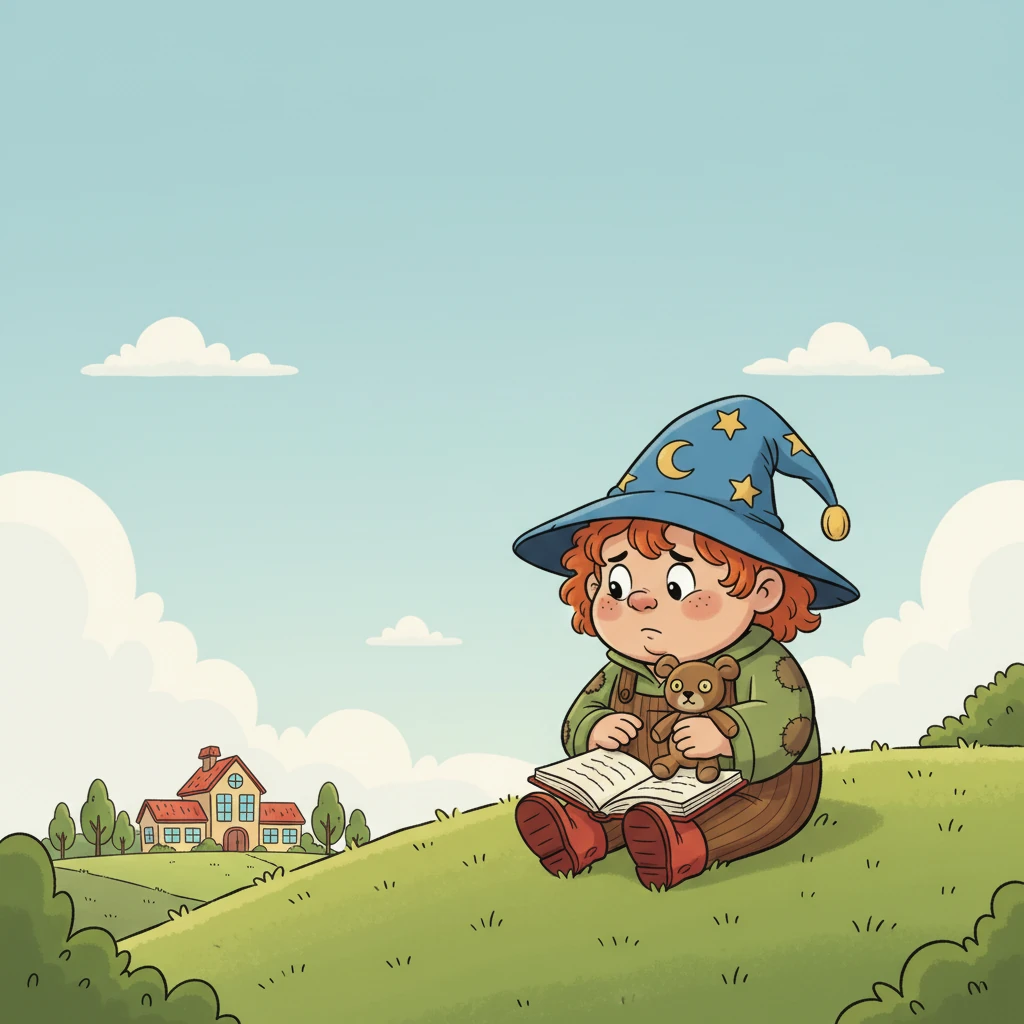 Giù pensò alla sua mamma Stella, al papà e alla sorellina Jasmine. Jasmine, nella sua scuola, stava provando con entusiasmo la sua recita, imparando ogni battuta. Giù si chiese perché lei fosse così felice di partecipare e lui no.