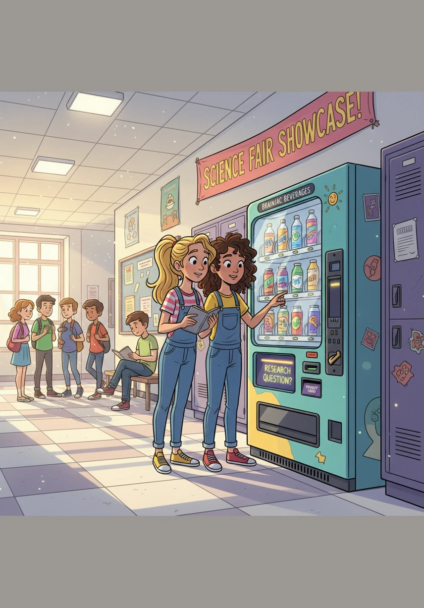 Accanto alla macchinetta delle bevande, un nuovo schermo attira l'attenzione degli studenti. Marta e Chiara osservano curiose l'annuncio di un progetto contro la violenza, mentre Luca passa accanto a loro cercando di evitare ogni sguardo.