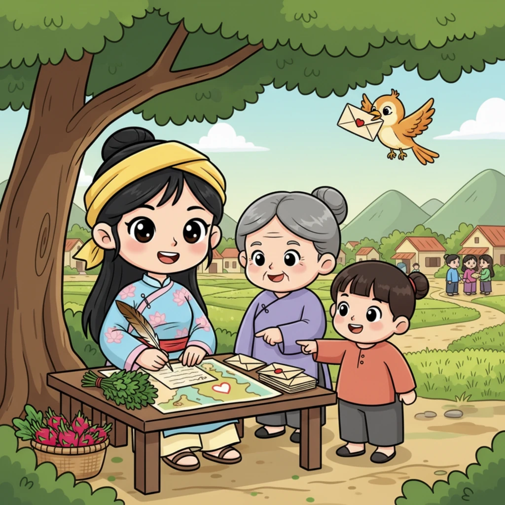 Thị Cách cuối cùng đã tìm thấy một công việc phù hợp, dùng sự thông minh và lòng nhân ái của mình để giúp đỡ những người xung quanh. Nàng gửi thư về quê, kể về hành trình và những điều tốt đẹp đã làm được. Dù xa quê, tâm hồn nàng vẫn luôn hướng về Bình Định, nhưng giờ đây, nàng đã trưởng thành và hạnh phúc hơn bao giờ hết, là một biểu tượng của lòng nhân ái.