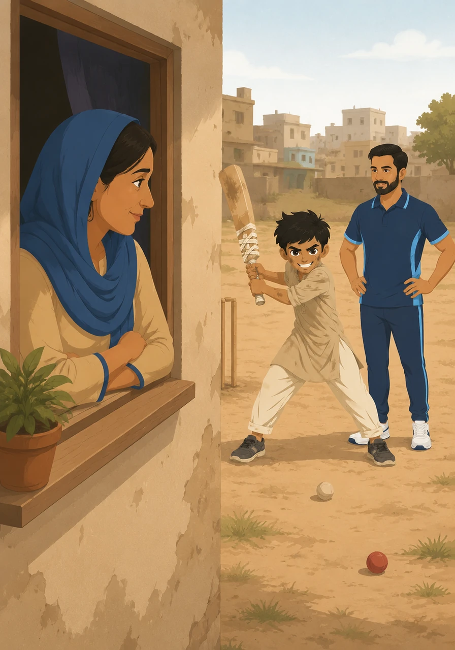 From a small window of their modest home, Bilal’s mother watches her son with a gentle, proud smile. She sees the fire in his eyes and knows that his talent is a light that cannot be contained by the walls of their neighborhood.