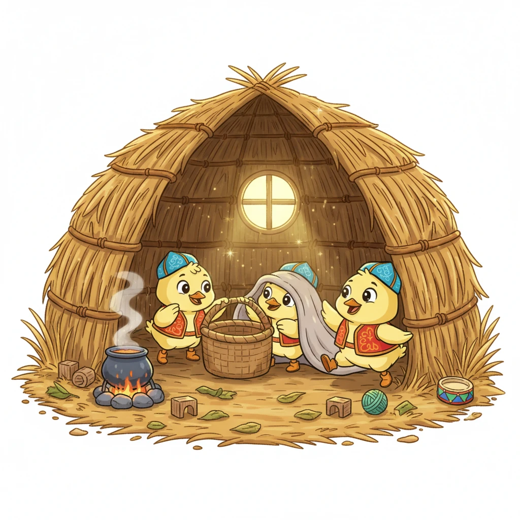 Олардың үйі – жылы әрі құрғақ, жайлы мекен еді. Балапан өзін қауіпсіз сезініп, бауырларымен бірге қызықты ойындар ойнады. Жылылық пен құрғақтық оның денсаулығы үшін өте маңызды болатын.