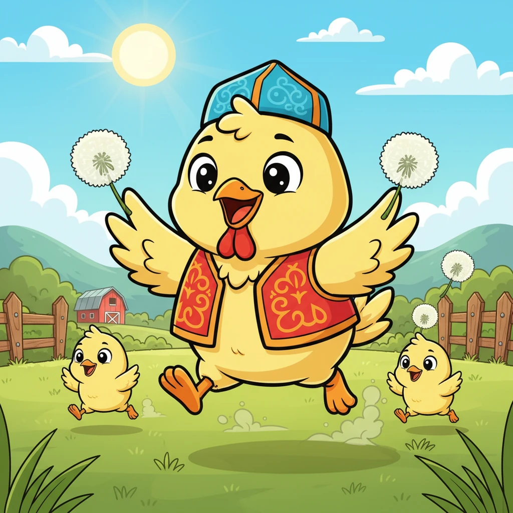 Балапан қазір үлкен, бақытты әрі күшті тауық. Ол аулада еркін жүгіріп, достарымен ойнайды, күннің шуағына жылынады. Мейірімді күтімнің арқасында ол үлкен өмірдің барлық қуанышын сезінеді.