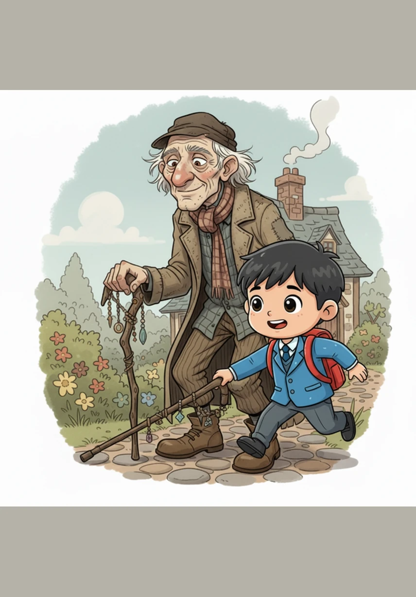 علی کا دل ان کی حالت دیکھ کر بھر آیا اور اس نے فوراً ان کی مدد کا فیصلہ کیا۔ وہ دوڑ کر ان کے پاس گیا اور بڑی عاجزی سے پوچھا، "بابا جی، کیا میں آپ کا یہ تھیلا اٹھا سکتا ہوں؟"