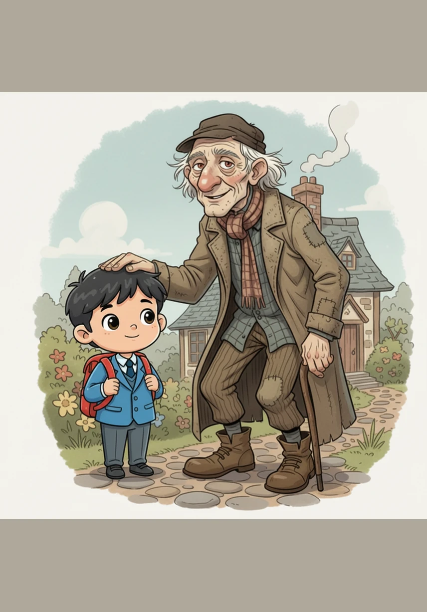 بزرگ نے بڑی محبت سے علی کے سر پر اپنا ہاتھ رکھا اور اسے ڈھیروں دعائیں دیں۔ انہوں نے کہا، "بیٹا، اللہ تمہیں ہمیشہ خوش رکھے، تم نے آج میرا بوجھ ہلکا کر دیا۔"