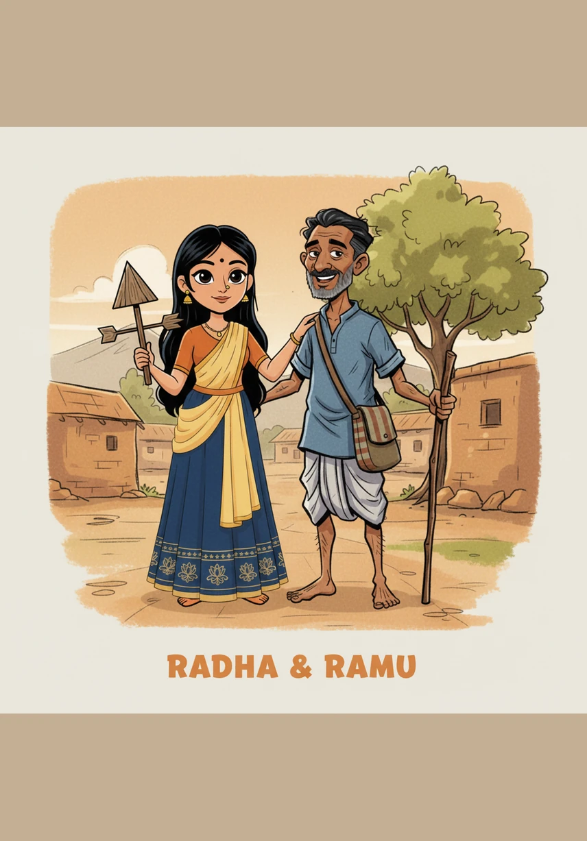 Ananya remembers her mother as a force of nature, the first woman in the village to open a school, waking up at dawn to teach eager children. Radha worked the fields with tireless strength and always whispered to Ananya at night that no matter how dark the world became, she must never lose her own light.