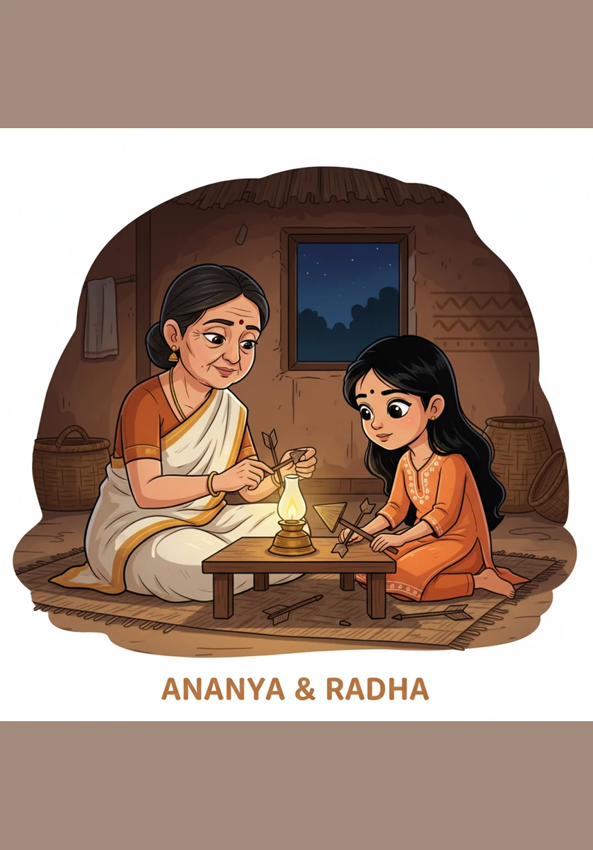 In the quiet of the night, Ananya’s grandmother retrieves a special envelope from an old cupboard, labeled for Ananya’s twelfth birthday but delivered early out of necessity. Ananya’s hands tremble as she unfolds the paper in the dim lamplight, her eyes stinging as she recognizes her mother’s elegant, familiar handwriting.