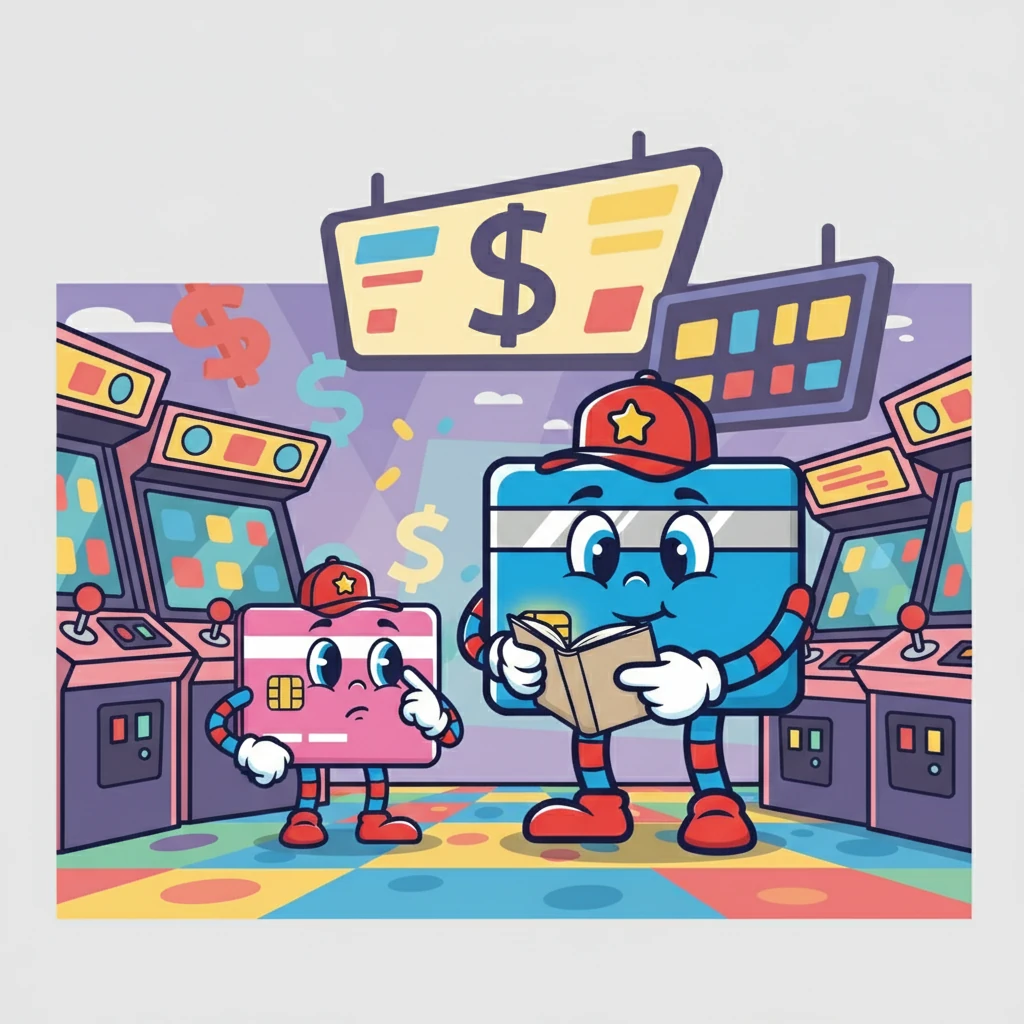 Next, they ventured into the Spending Spree Arcade. It was filled with flashing lights and tempting games. Cam gently reminded Debbie to think before she spent her money. He taught her about making a budget.