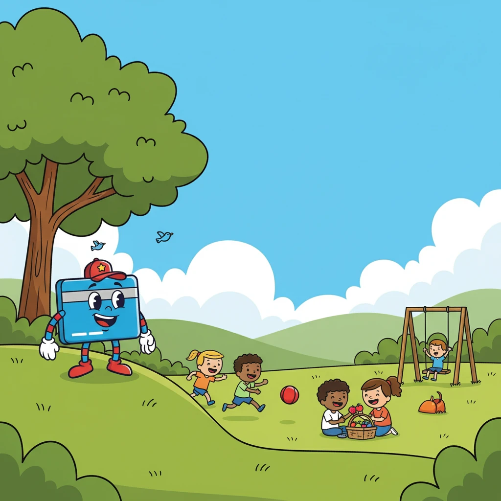 Cam and Debbie went to the park, where Debbie saw other kids enjoying simple pleasures like playing tag and sharing snacks. She realized that fun didn't always mean spending money. She learned the value of free activities.