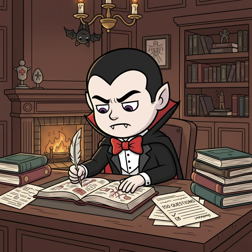 Count Von Poke studied diligently, learning everything about central lines, PICCs, and infection prevention. He focused on patient protection, knowing it was the most important aspect of his new career. He answered 150 questions to get his certification.