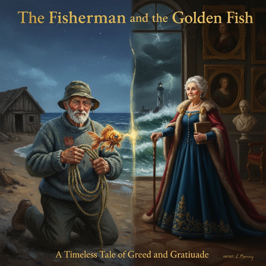 The Fisherman and the Golden Fish - fairy-tale