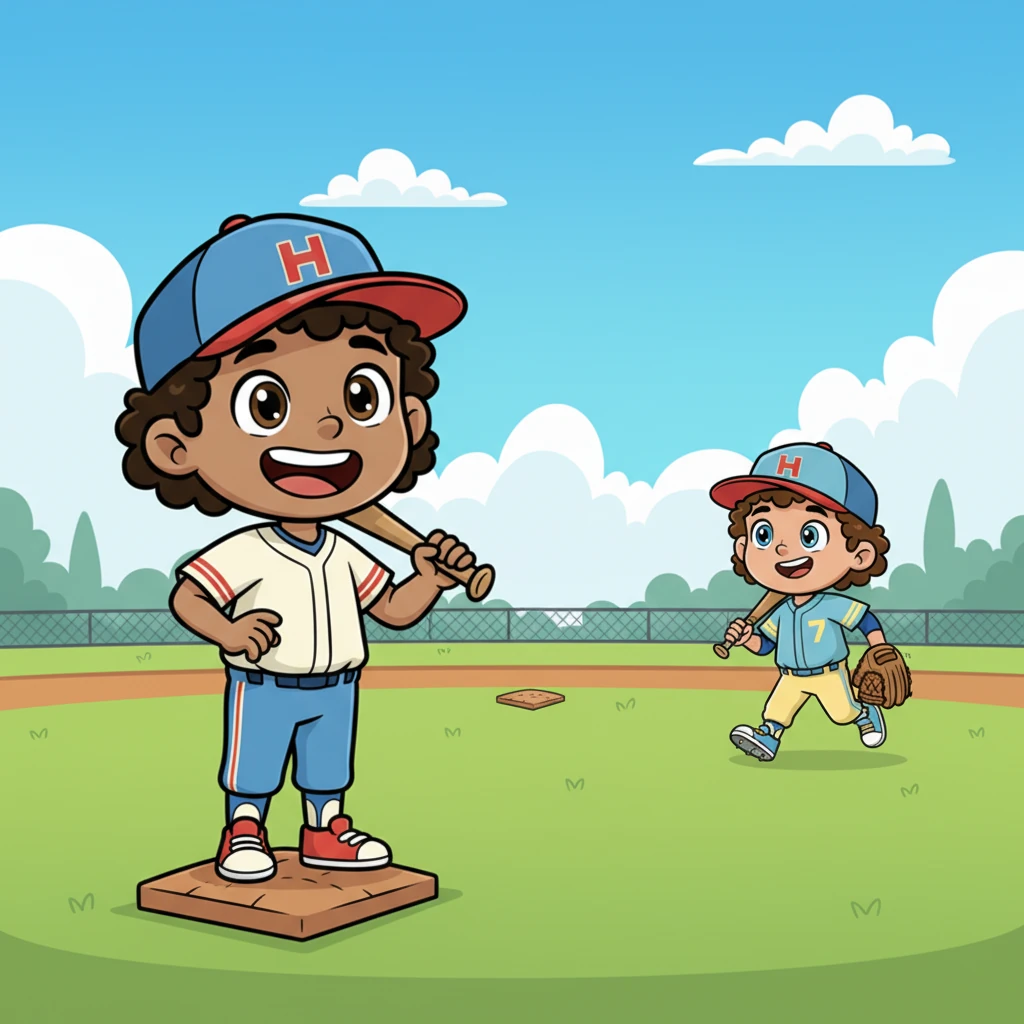 The team spread out across the bright green field. Blake took his spot at third base, a huge grin plastered on his face, while Shawn happily jogged to second.