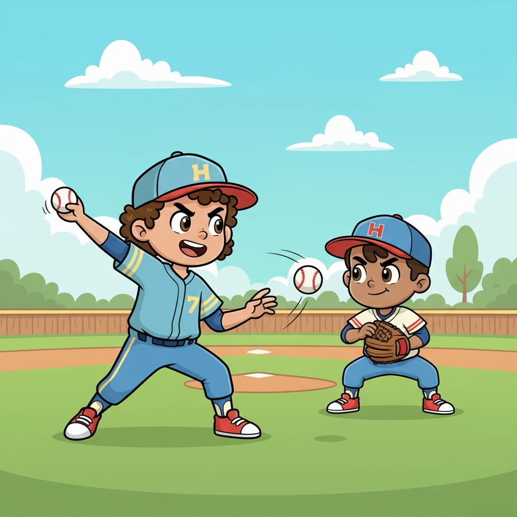 Blake and Shawn focused on improving their skills, concentrating hard with every throw. They aimed for precision, their eyes tracking the ball through the air.