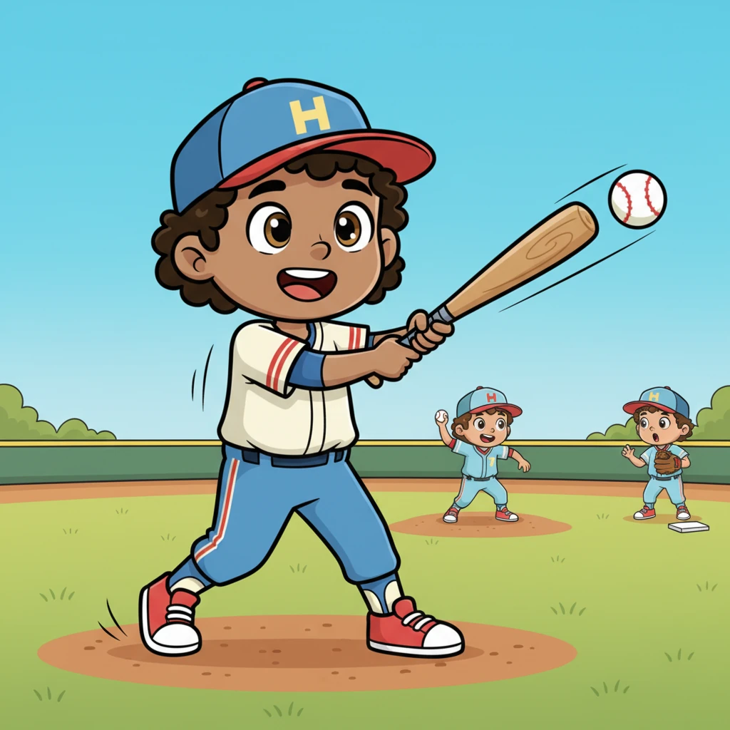 One by one, the players stepped up, taking turns hitting soft pitches. The ball flew through the air, sometimes a soaring hit, sometimes a gentle tap.