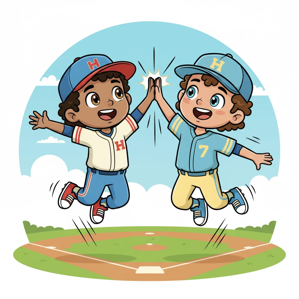 Meanwhile, Blake and Shawn were practically jumping for joy, high-fiving each other with booming claps. They couldn't wait for Friday night's big game!